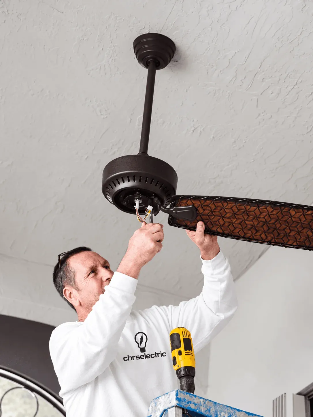Ceiling Fan job by Chris Electric near White Bear Lake, MN